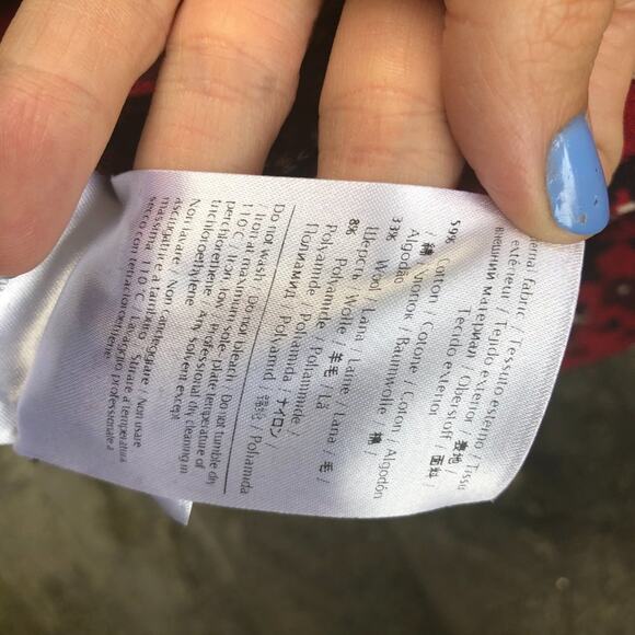 M Missoni Pullover Boxy Jacquard Red & Black Sweater Crew Neck Medium - Picture 8 of 11